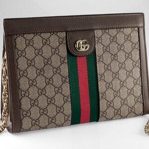 Gucci GG Supreme Canvas Small Shoulder Bag w/ Original Dust Bag